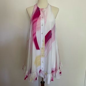 Adam Selman silk mini dress size 0